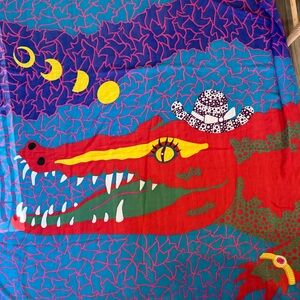 Yayoi Kusama x Uniqlo Rare Crocodile Print Scarf